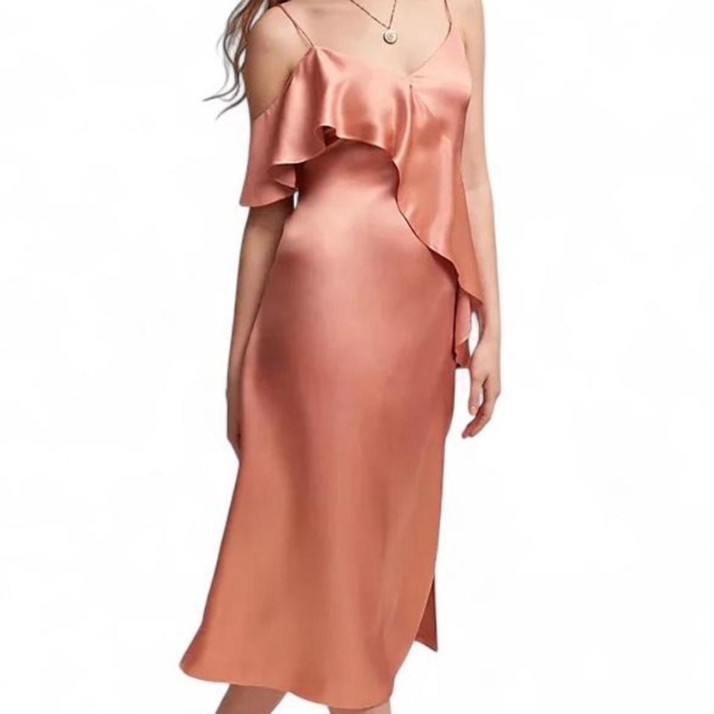 AMUR Pink Slip Dress